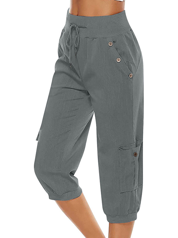 Ailsa - Comfortable Cropped Trousers