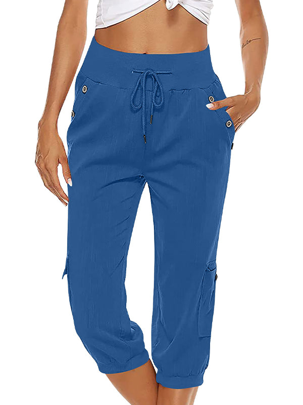 Ailsa - Comfortable Cropped Trousers