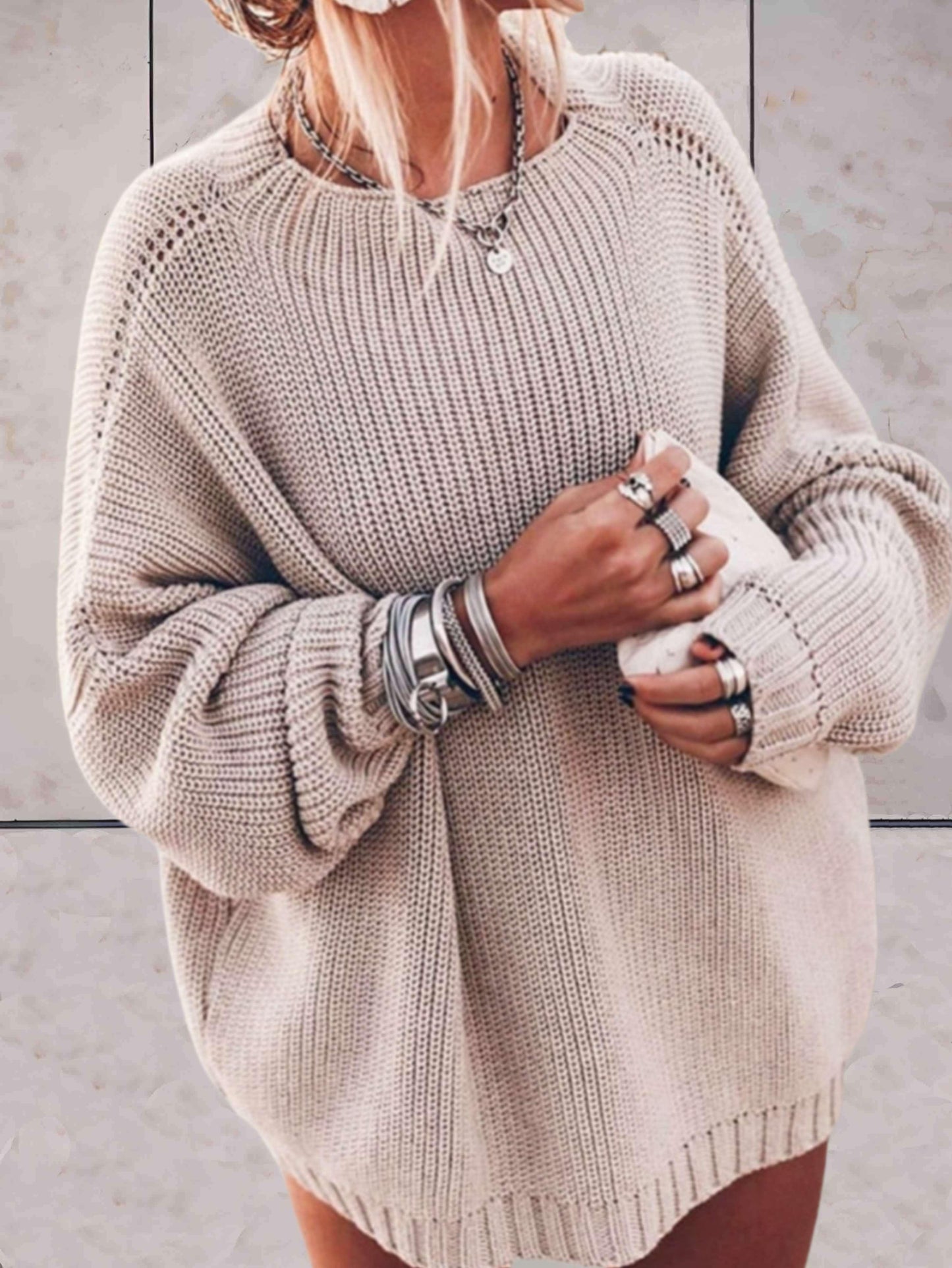 Akiko - Oversized Knitted Sweater