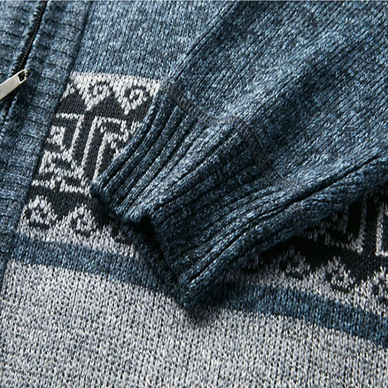Alec | Collar Knitted Sweater | Cozy & Stylish