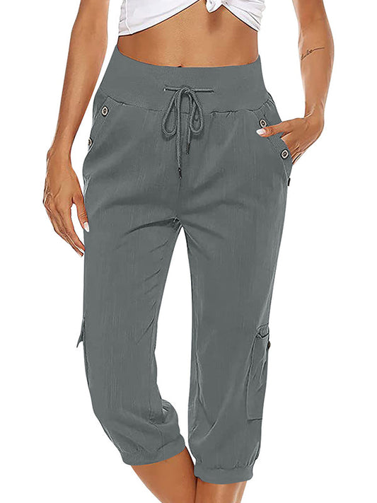 Ailsa - Comfortable Cropped Trousers