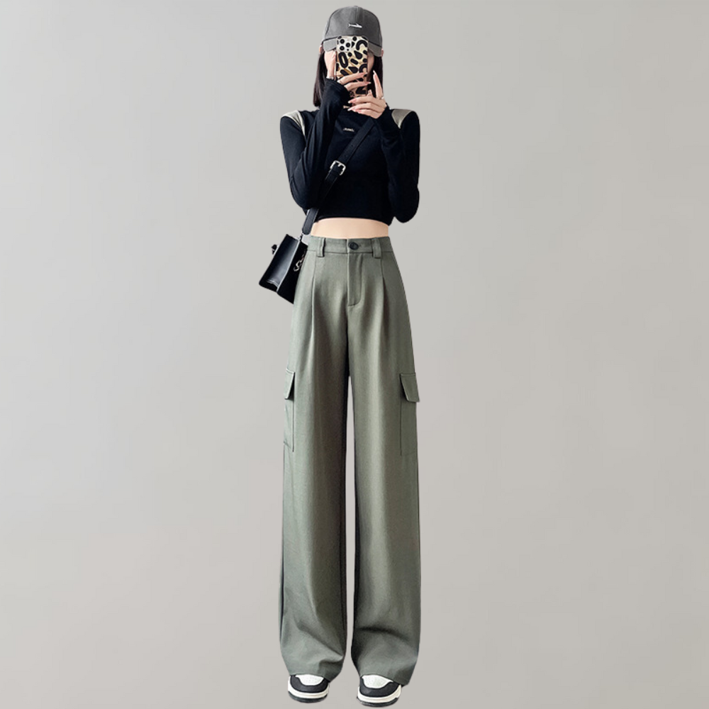 Alaina - Casual Cargo Trousers