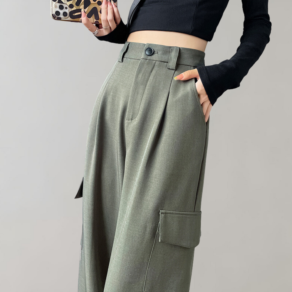 Alaina - Casual Cargo Trousers